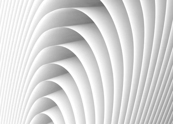 3D rendering wavy paper sheets — Stock Photo, Image