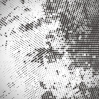 Abstract halftone pattern clipart
