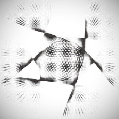 geometrik noktalı arka plan