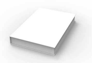 3D render kitap mockup