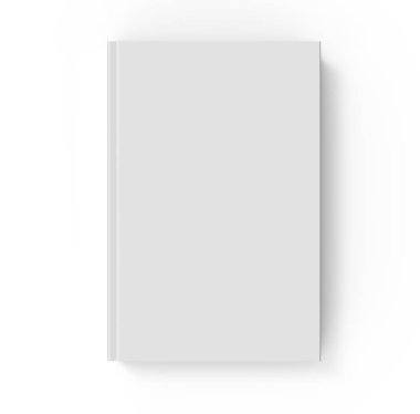 3D render kitap mockup