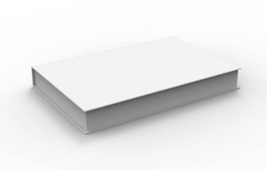 3D render kitap mockup