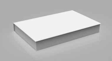 3D render kitap mockup