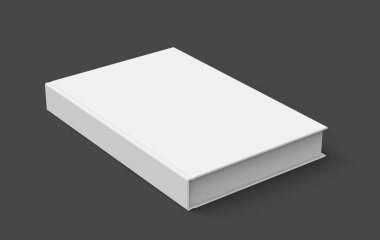 3D render kitap mockup