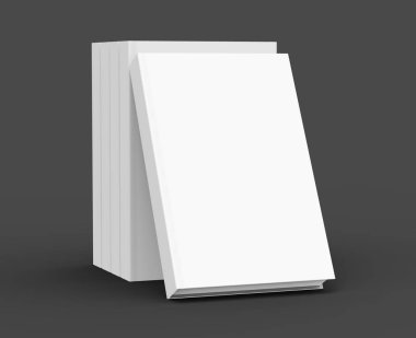 3D render kitaplar mockup