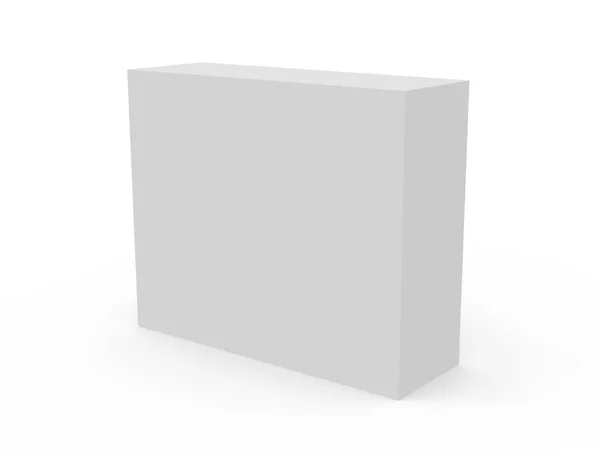 空白のホワイト ボックス モデル — ストック写真