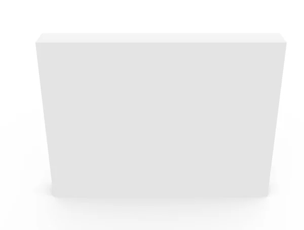 Modelo de caja blanca en blanco —  Fotos de Stock