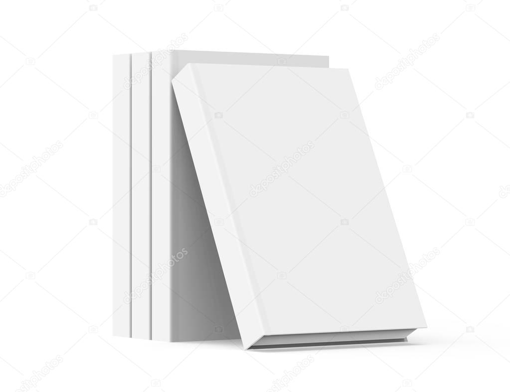 3D rendering books mockup