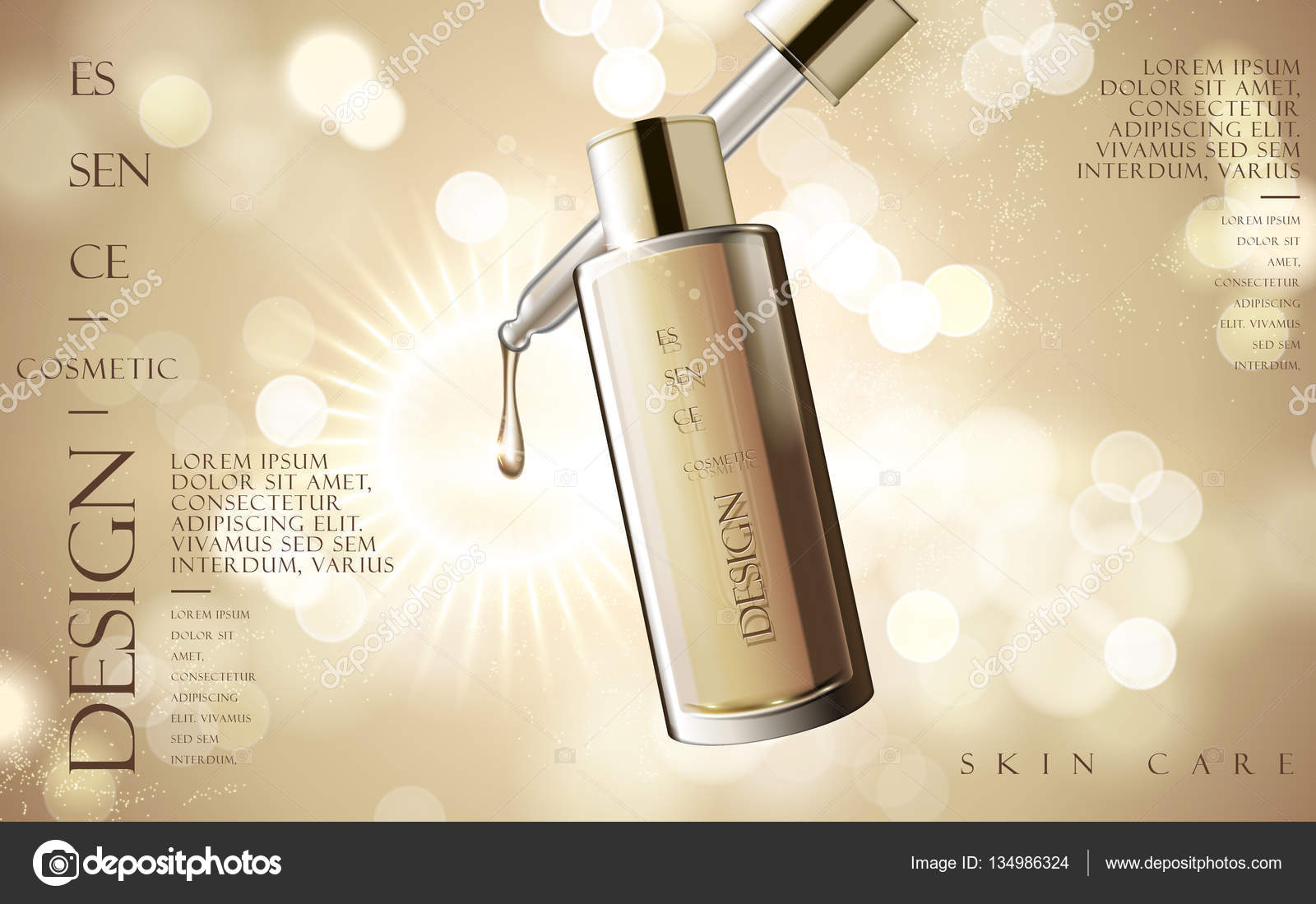 Essence skin care design — Stock Vector © kchungtw 134986324