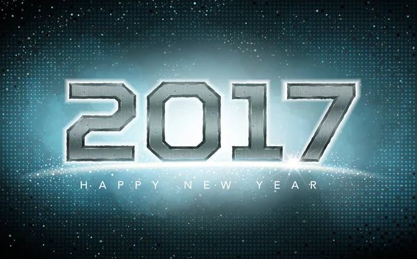 Ευτυχισμένο το νέο έτος 2017 — Διανυσματικό Αρχείο
