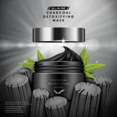 kömür detoxifying maskesi