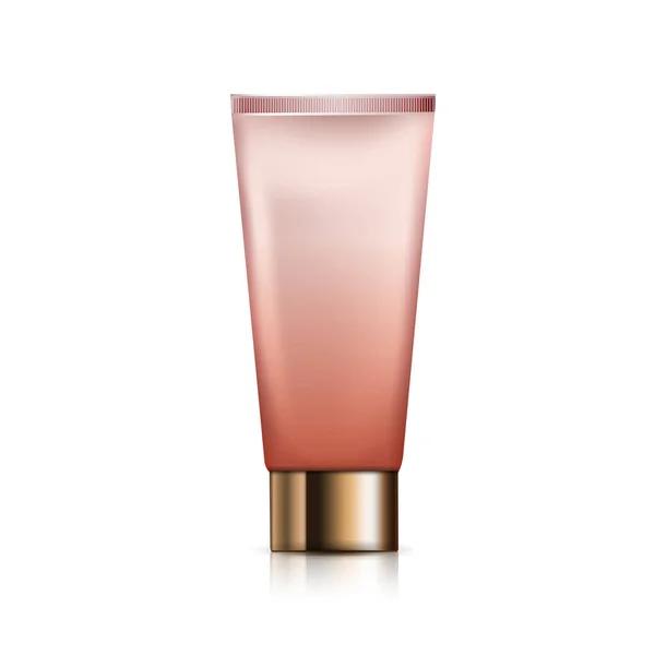 Tubo cosmetico rosa — Vettoriale Stock