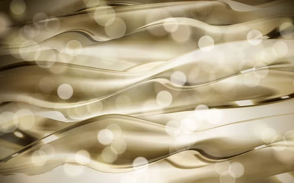 Flux doré abstrait — Image vectorielle