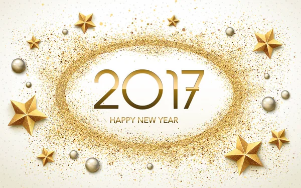 2017 Feliz Año Nuevo — Vector de stock