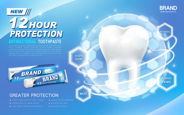 antibacterial toothpaste ad