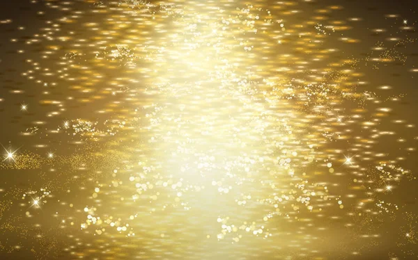 金色的光粉背景 — 图库矢量图片