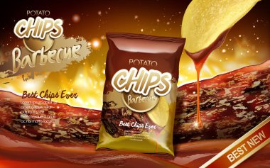 patates cipsi reklam Barbekü