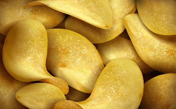 Élément chips de pomme de terre — Image vectorielle