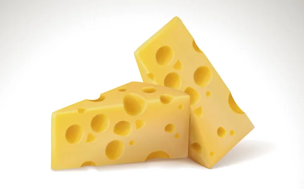 Cheese element illustration — Stock Vector
