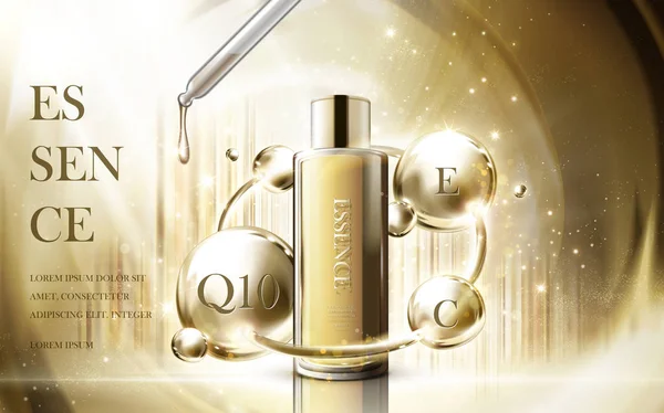 Golden Essence Produkt — Stockvektor