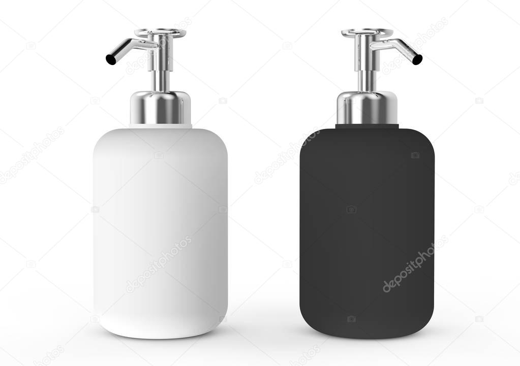 Blank dispenser pump bottles