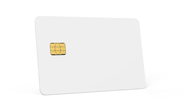 Blank chip card — Stock Photo, Image