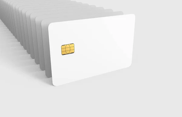 Prázdné čipová karta — Stock fotografie