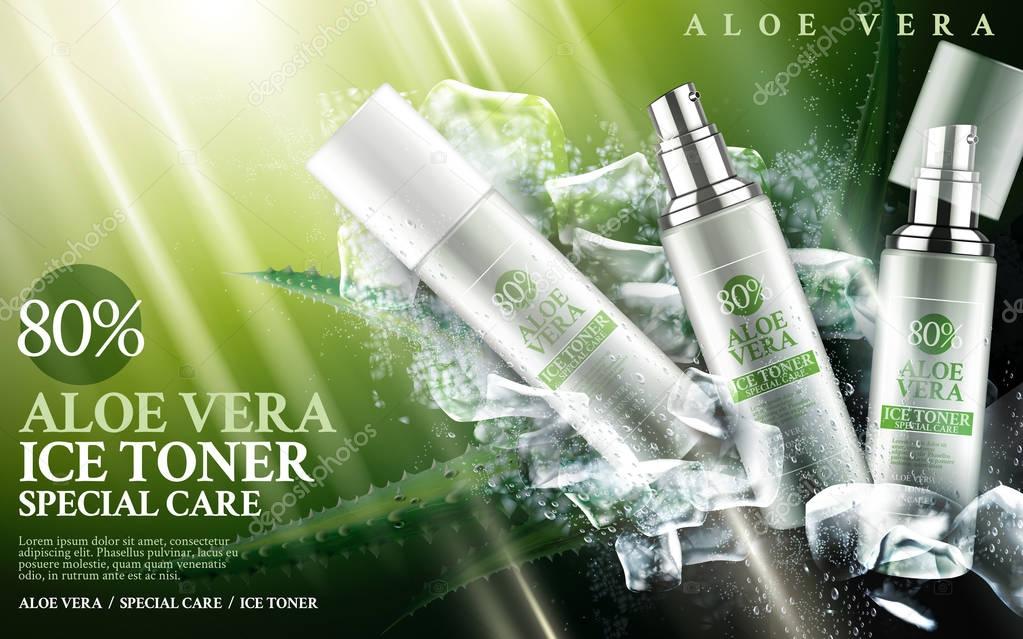 aloe vera ice toner