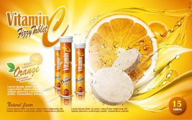 vitamini tablet reklam