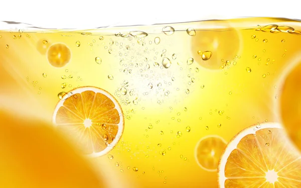 Szeletelt narancs juice — Stock Vector