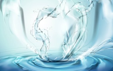 Splash öğeleri su