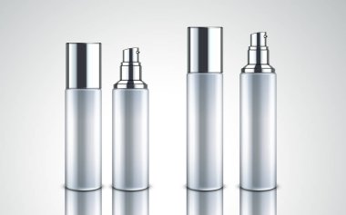 buzlu cam Kozmetik Şişeler