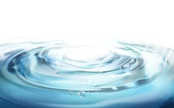 Water ripple elements — Stock Vector