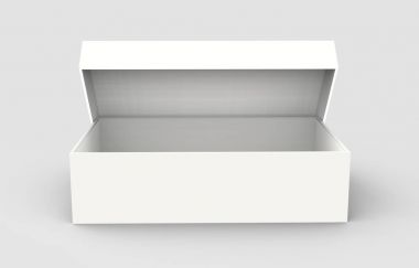 açılmış kağıt kutusu