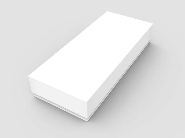 Tilt caja de papel en blanco — Foto de Stock