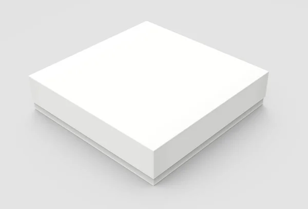 Tilt blank paper box — Stock Photo, Image