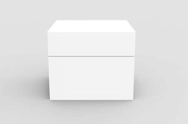 Бланк бумажной коробки — стоковое фото