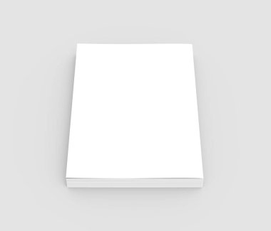 Boş sert kapak kitap şablonu