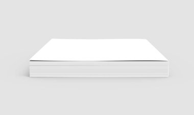 Boş sert kapak kitap şablonu