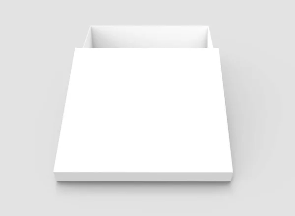 Caja de papel en blanco — Foto de Stock