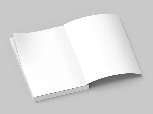 Modelo de livro de capa dura em branco — Fotografia de Stock