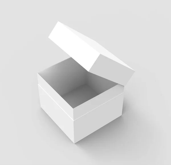 Tilt caja de papel en blanco —  Fotos de Stock