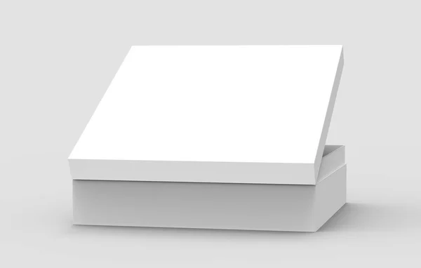 Tilt caja de papel en blanco —  Fotos de Stock