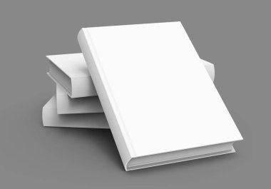 Boş sert kapak kitap şablonu
