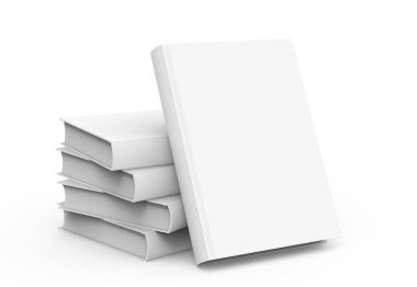 Boş sert kapak kitap şablonu