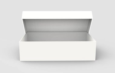 açılmış kağıt kutusu