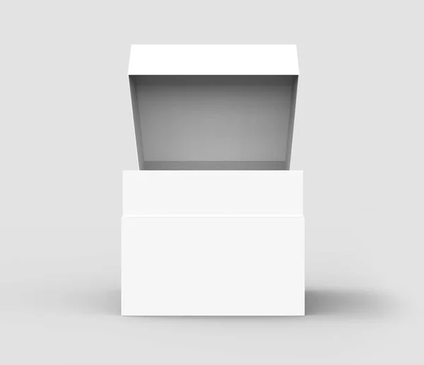 Caja de papel en blanco — Foto de Stock