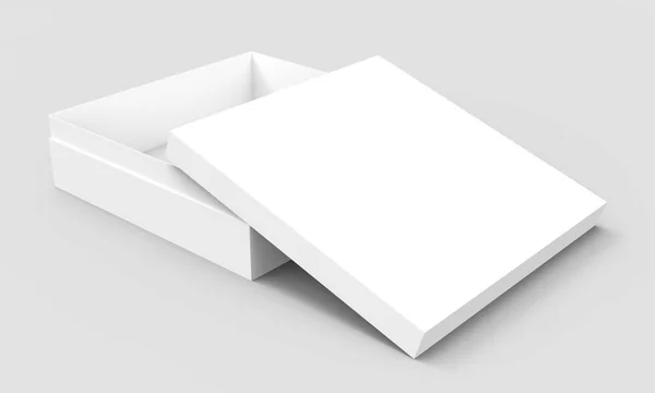 Tilt caja de papel en blanco —  Fotos de Stock