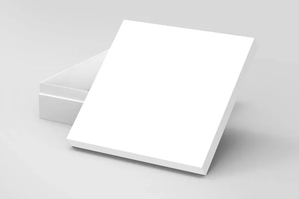 Tilt caja de papel en blanco — Foto de Stock