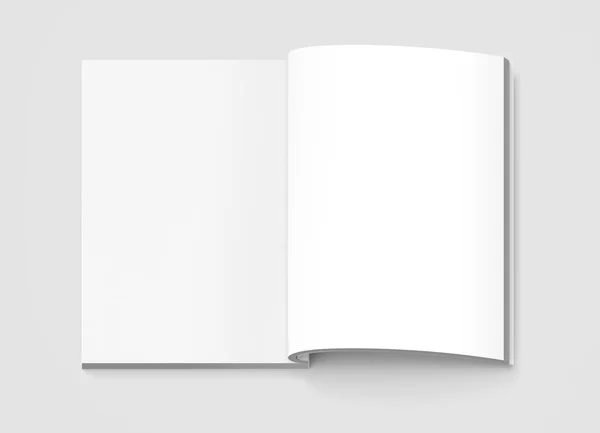 Порожній шаблон книги твердої обкладинки — стокове фото